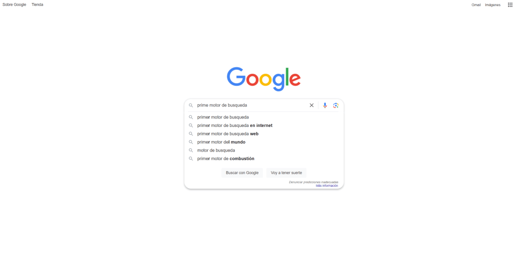 Google motor de búsqueda líder